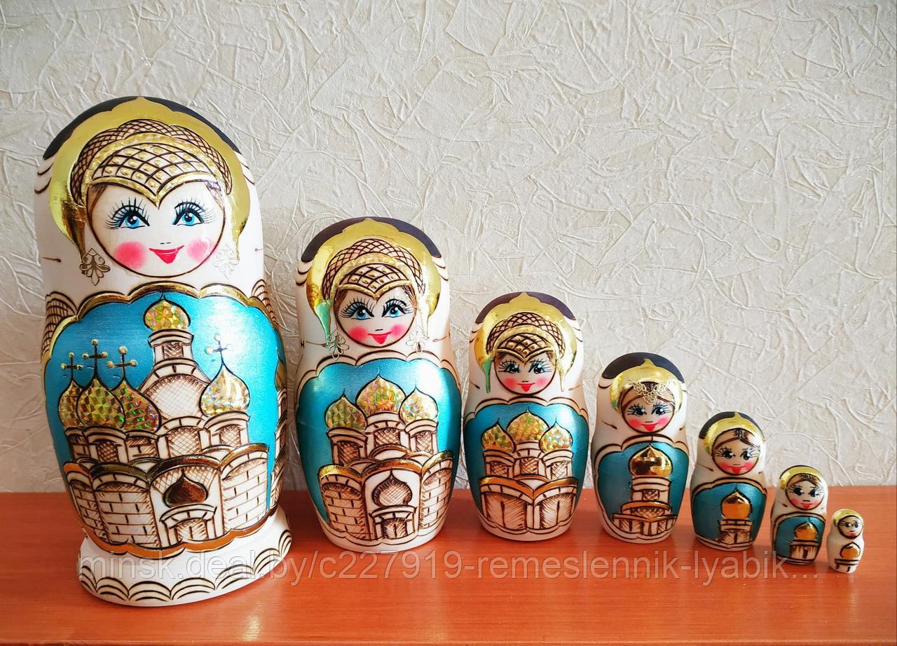 Матрёшка на 7 частей! Ручной работы! Сувенир!