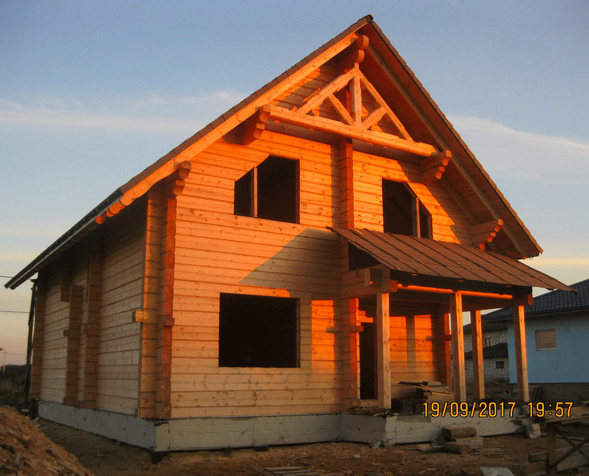 Строительство дома из дерева - фото 6 - id-p6519568