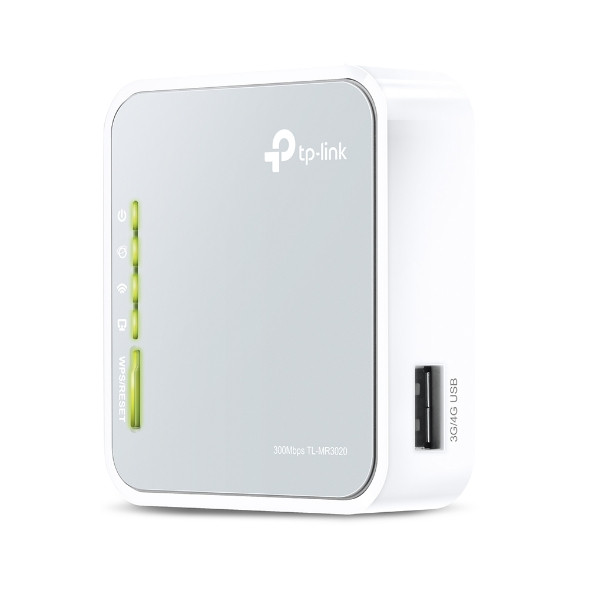 Портативный Wi-Fi роутер TP-Link TL-MR3020 Portable 3G/3.75G Wireless N Router (1UTP 100Mbps, 802.11b/g/n, - фото 1 - id-p107489064