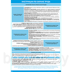 Плакат по охране труда Инструкции по охране труда