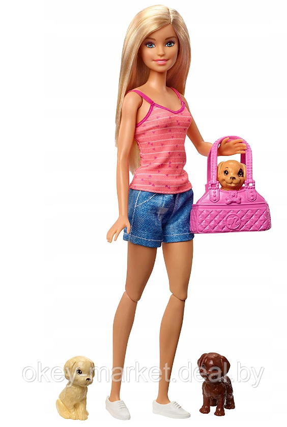 Игровой набор Barbie Купание щенков GDJ37 - фото 4 - id-p107507477