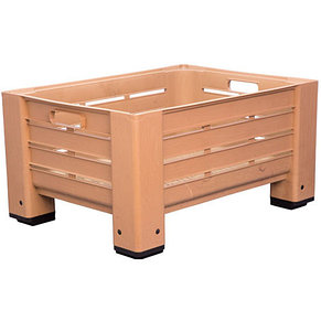 Ящик пластиковый 800Х600Х410 WOOD EFFECT, фото 2