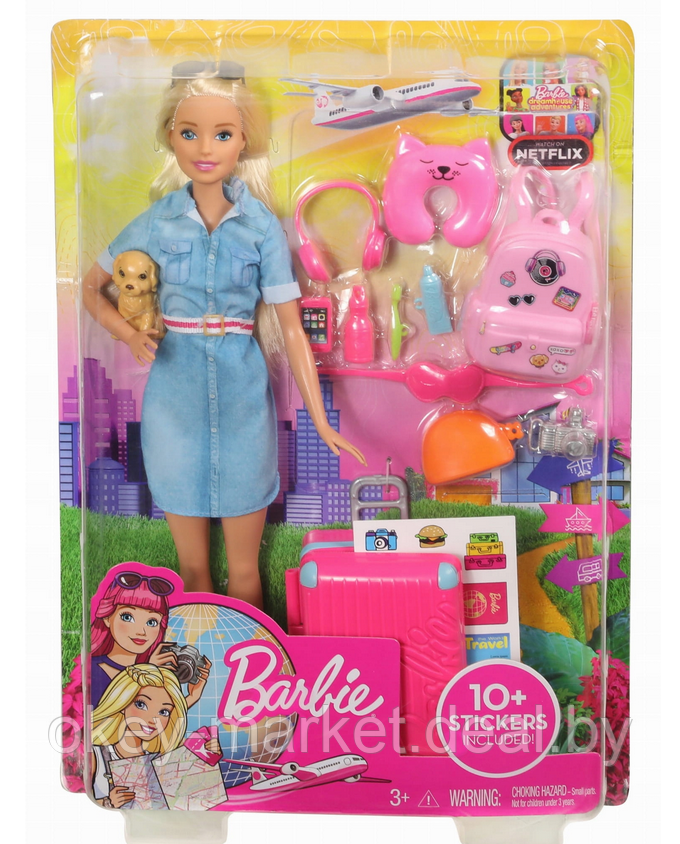Игровой набор с куклой Barbie Barbie из серии Путешествия, FWV25 - фото 6 - id-p107520079