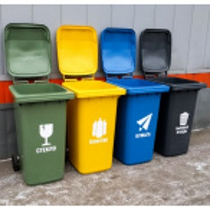 Евроконтейнеры пластиковые для раздельно сбора отходов 240 л