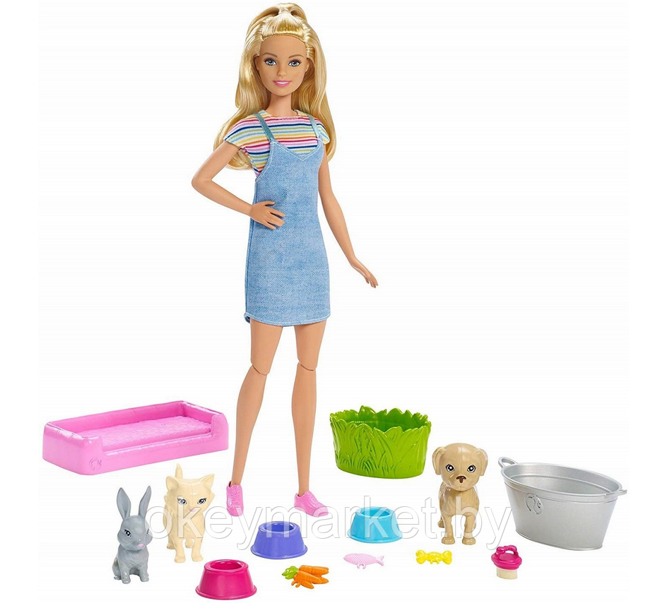 Игровой набор с куклой Barbie Домашние питомцы FXH11, фото 2