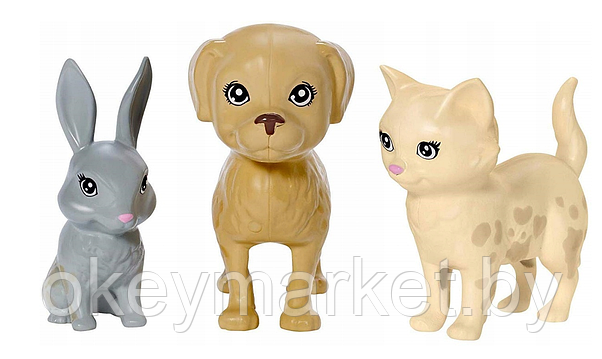 Игровой набор с куклой Barbie Домашние питомцы FXH11, фото 3