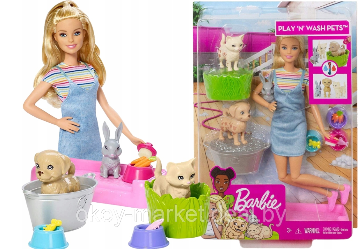 Игровой набор с куклой Barbie Домашние питомцы FXH11 - фото 9 - id-p107551353