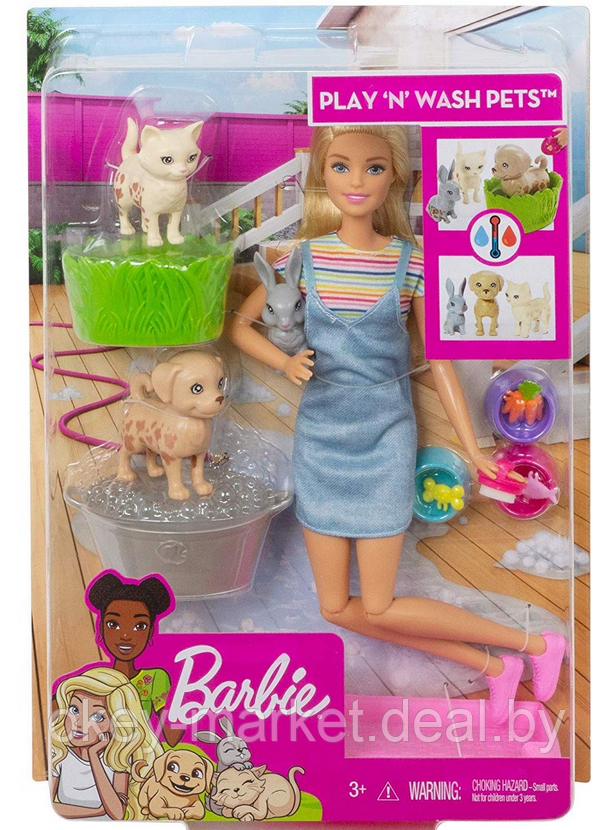 Игровой набор с куклой Barbie Домашние питомцы FXH11 - фото 10 - id-p107551353