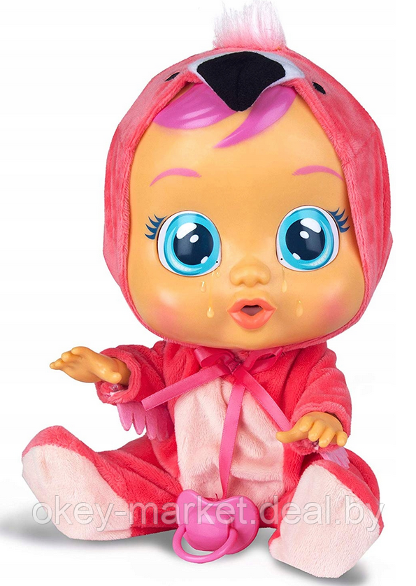 Пупс Cry Babies Плачущий младенец Фламинго IMC Toys 97056 - фото 1 - id-p107563711