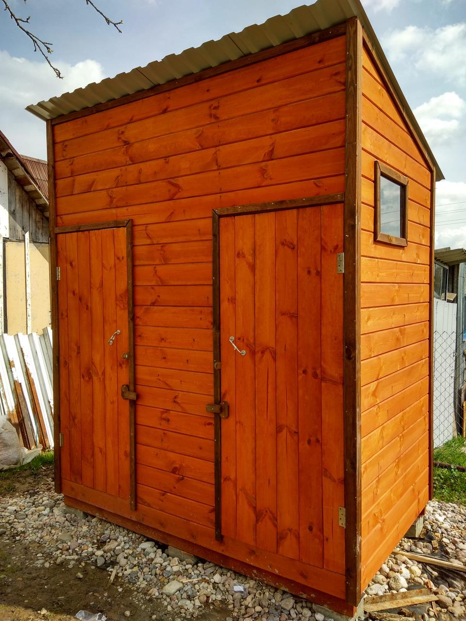 Туалет, хозблок деревянный, сарай, бытовка, домик дачный, душ.