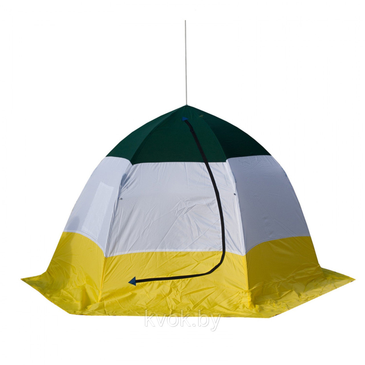 Палатка зимняя Стэк-4 Elite трехслойная (3x3x2,1м) - фото 1 - id-p107125890