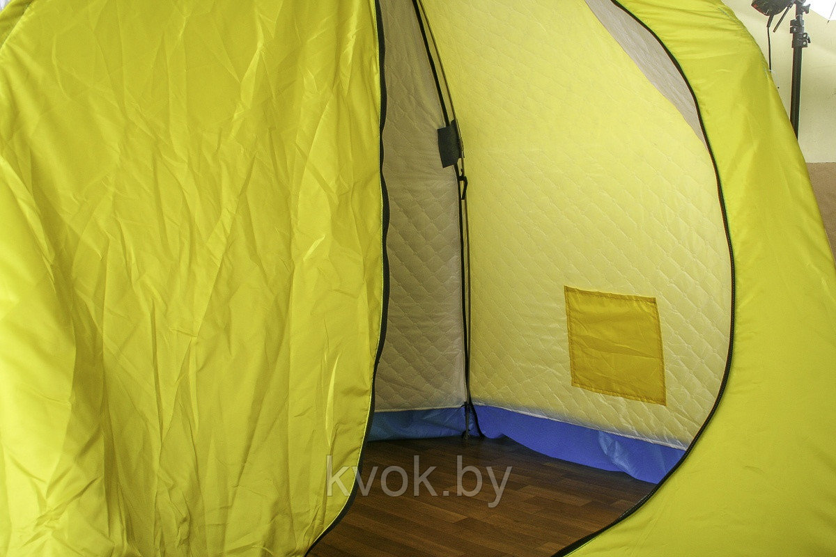 Палатка зимняя Стэк-4 Elite трехслойная (3x3x2,1м) - фото 2 - id-p107125890