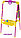 Мольберт «Растущий» двухсторонний, макс. высота 110 см, арт.  М2Л, фото 6
