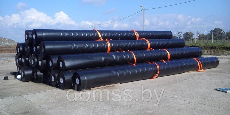 Геомембрана HDPE GEOSTAR (гладкие с двух сторон) 5100мм*200м.п, толщина 0,75мм - фото 1 - id-p107636999