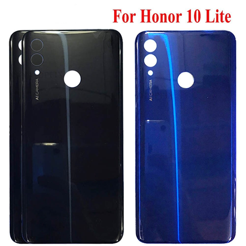 Задняя крышка для Huawei Honor 10 Lite (HRX-LX), чёрная - фото 2 - id-p107653343