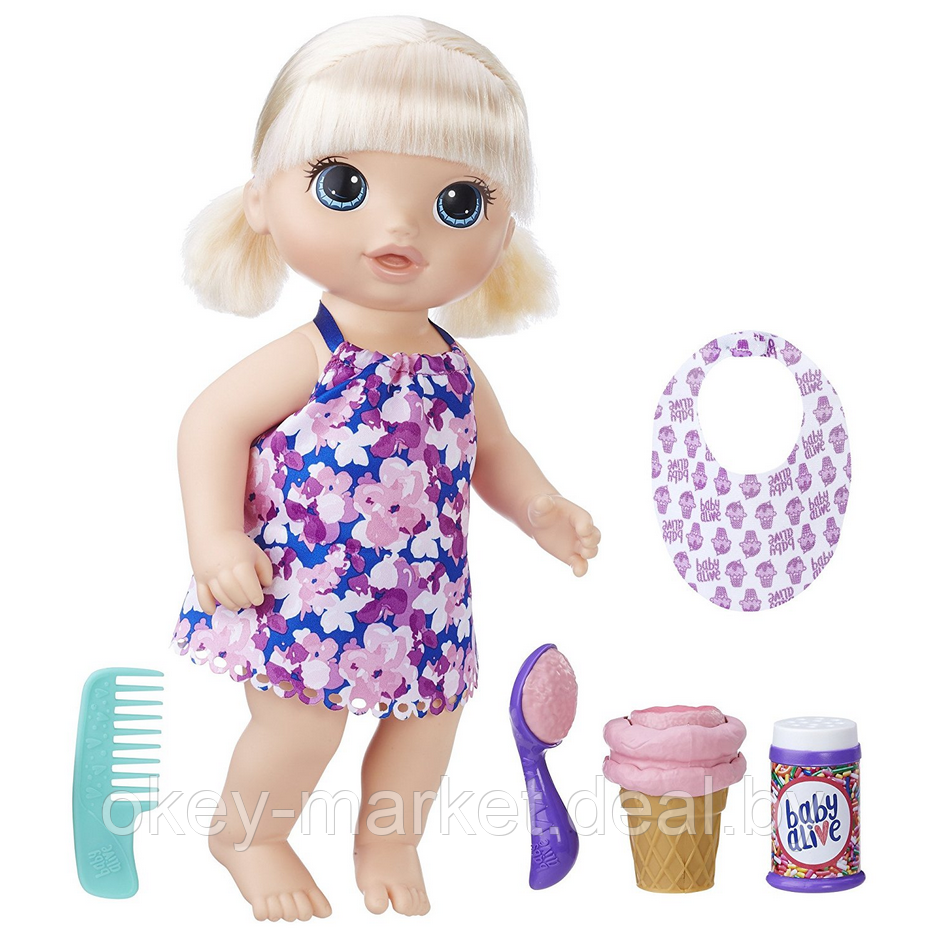 Кукла Baby Alive Малышка с мороженым - фото 1 - id-p107662758