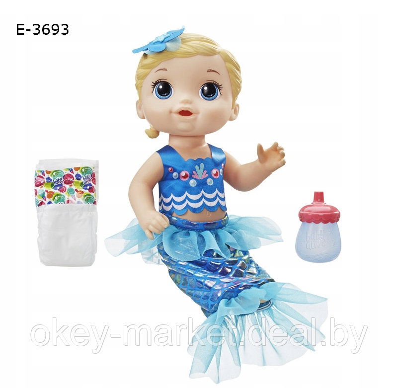 Кукла Baby Alive Мерцающая Русалка E3691 - фото 4 - id-p107666430