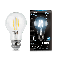 Лампа Gauss LED Filament A60 E27 10W 4100К