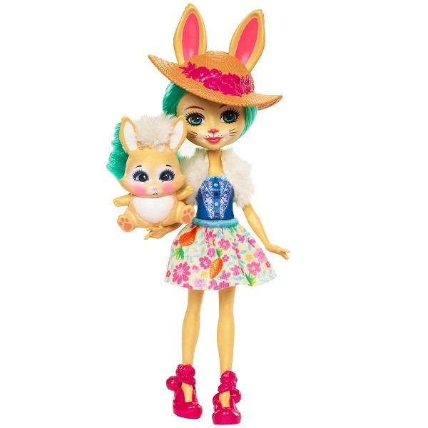 Игровой набор из двух кукол Бри Кролик и Данесса Олененок Энчантималс FDG01 Mattel Enchantimals - фото 3 - id-p107691018