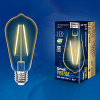 Лампа светодиодная LED-ST64-5W/GOLDEN/E27 GLV22GO