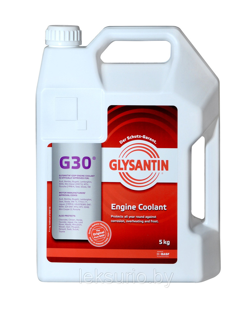 Антифриз G12+ Glysantin G30 5кг красно-фиолетовый - фото 1 - id-p107691854