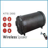 Беспроводная Bluetoth колонка Wireless KTS-386 micro SD+USB+FM+AUX