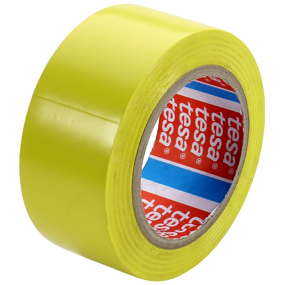 Лента разметочная клейкая желтая Tesa (50мм*33м) (стоимость без НДС)