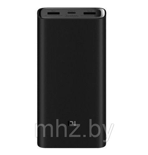 Аккумулятор внешний Xiaomi Mi Power Bank 3 Pro PLM07ZM 20000 mAh черный - фото 1 - id-p107729722
