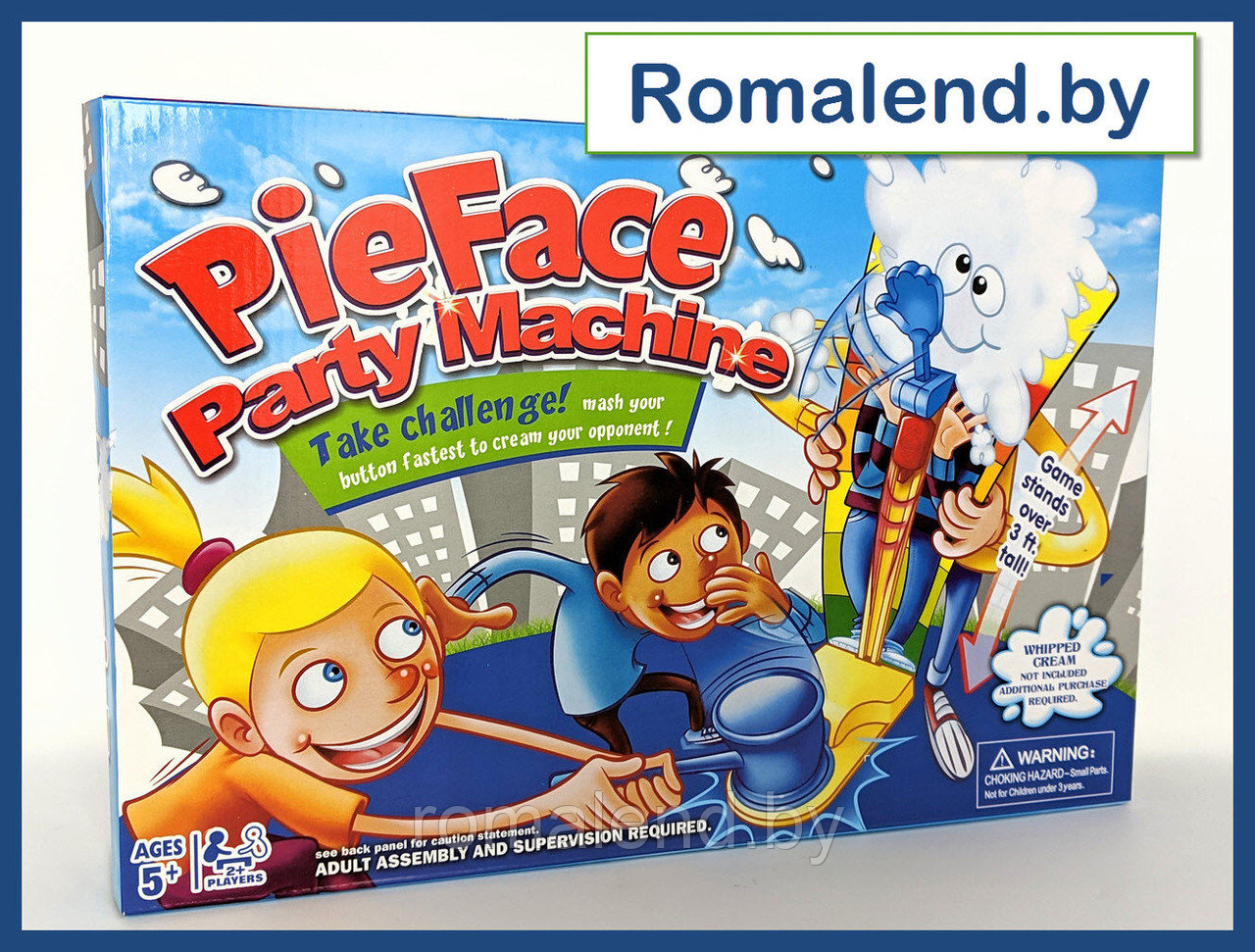 Настольная Игра Пирог в лицо Pie Face Party Machine