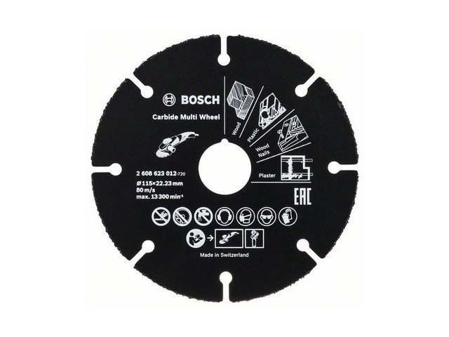Круг отрезной 115х1.0x22.2 мм для дерева Multi Wheel BOSCH - фото 1 - id-p107769669