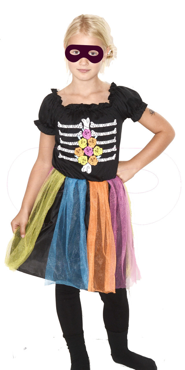 Платье карнавальное Роза из Склепа на 7-10 лет - фото 1 - id-p107779446