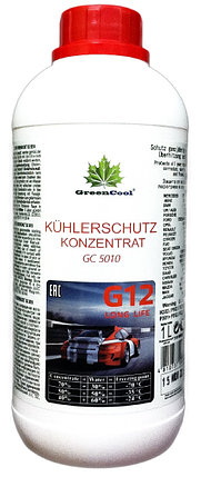 Антифриз G12 GreenCool 5кг красный концентрат, фото 2