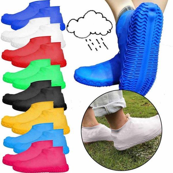 Силиконовые бахилы от дождя Waterproof silicone shoe - фото 3 - id-p107786448