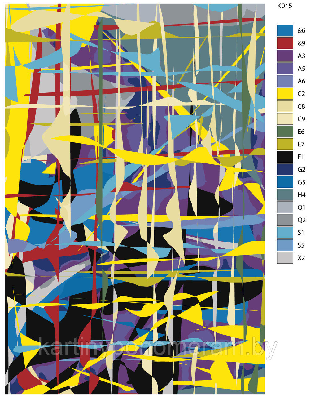 Картина по номерам, 40 x 60, K015 - фото 1 - id-p107811754