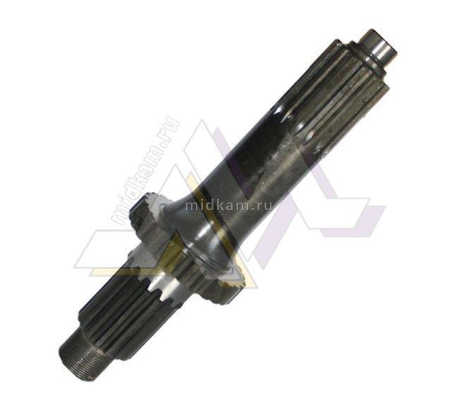 Хвостовик среднего редуктора камаз. Редуктор камаз 5320 средний дифференциал. Вал среднего редуктора камаз 6520. Редуктор среднего моста камаз 43118 50 зубьев. 6520-2502024 - вал ведущий.