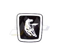 Эмблема (наклейка-логотип "Конь") на рейсталинговую панель