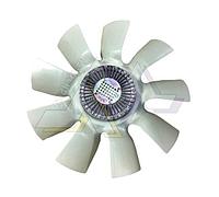 Крыльчатка вентилятора Cummins (с вязкостной муфтой) в сборе 640мм. / Fan Market