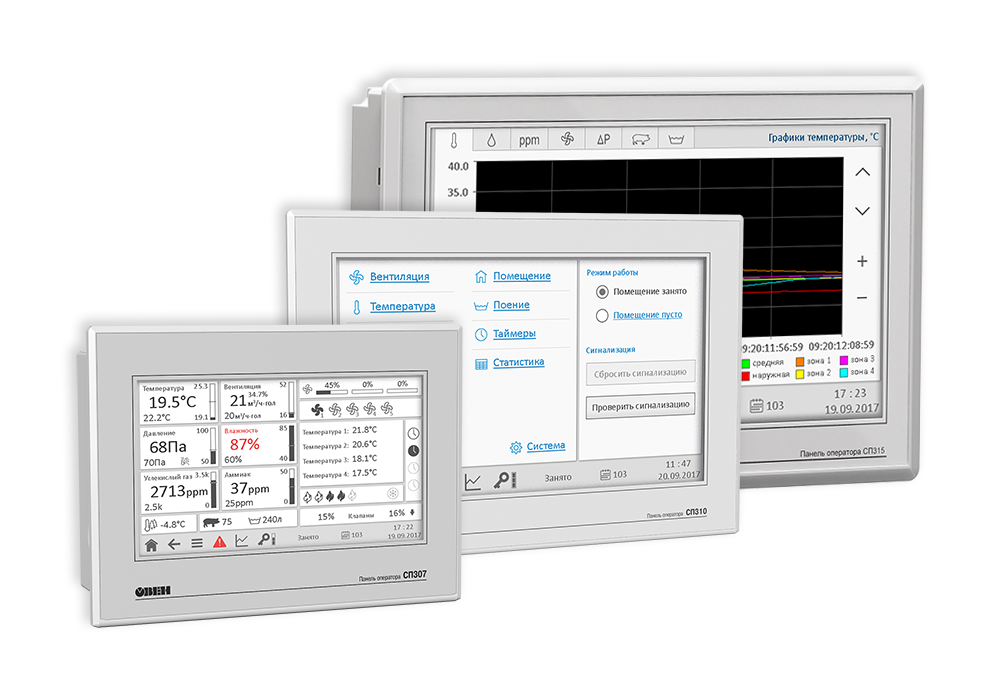 ОВЕН СП3хх сенсорные панели оператора - фото 1 - id-p107849347