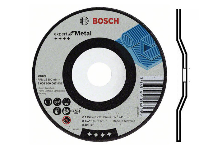 Круг обдирочный 150х6x22.2 мм для металла BOSCH - фото 1 - id-p107859614