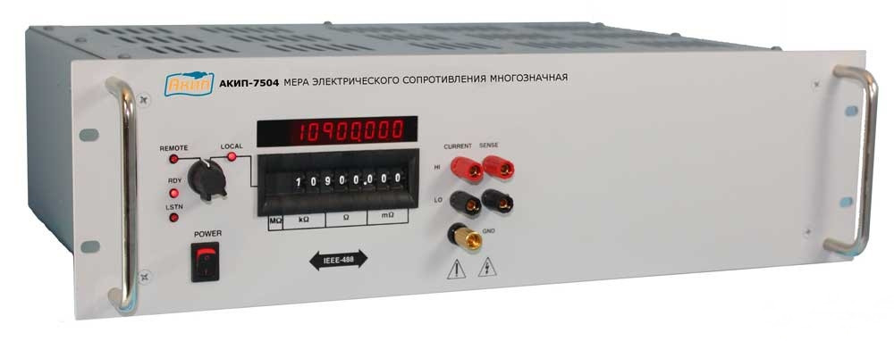 АКИП-7504/2 мера электрического сопротивления многозначная