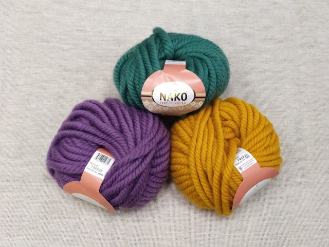 Купить Пряжа Nako Pure Wool 3.5