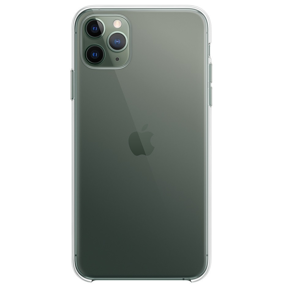 Силиконовый чехол TPU Case прозрачный для Apple iPhone 11 Pro Max - фото 1 - id-p107877621