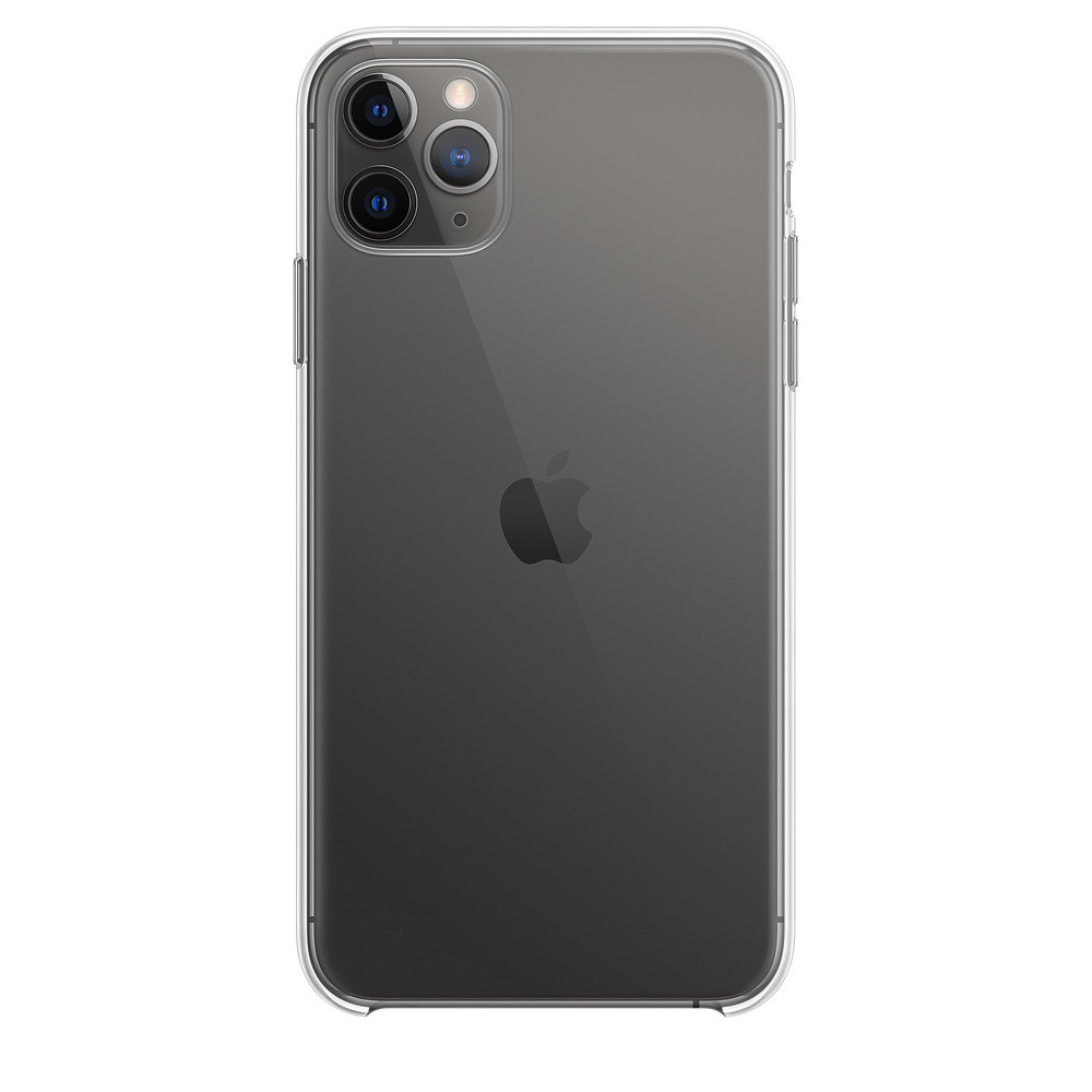 Силиконовый чехол TPU Case прозрачный для Apple iPhone 11 Pro Max - фото 3 - id-p107877621