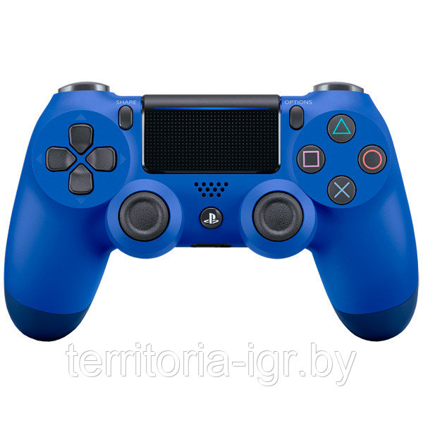 Геймпад Sony DualShock 4 Wireless Controller blue/Синий (PS4) [CUH-ZCT2E] v2 Оригинал - фото 1 - id-p73921250