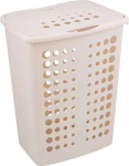 Корзина бельевая Laundry Hamper 40L, кремовый