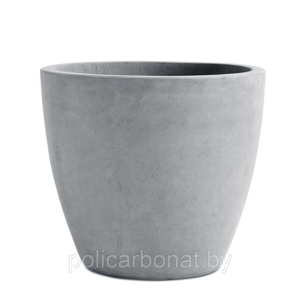 Горшок Beton Round XL, серый - фото 1 - id-p107896388