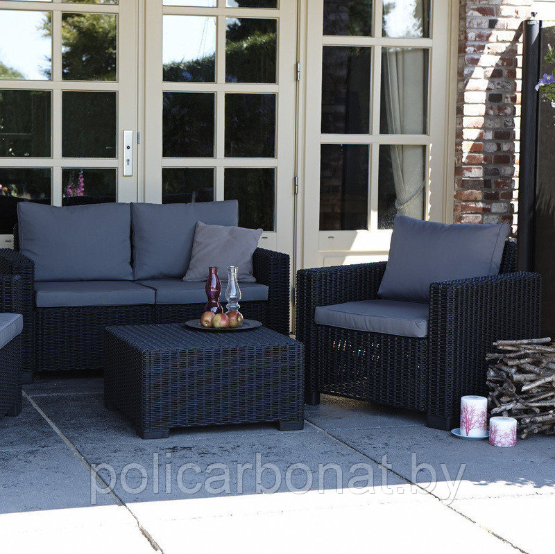 Комплект мебели Keter California 2 Seater, коричневый - фото 5 - id-p107896502