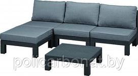 Набор мебели угловой(диван+столик) Nevada Set grey, графит