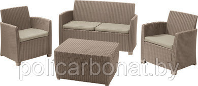 Набор мебели Corona lounge set, капучино