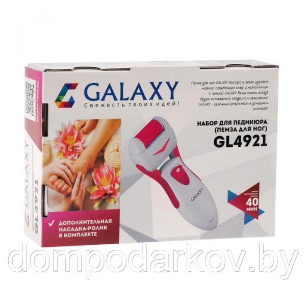 Электрическая роликовая пилка Galaxy GL 4921, 2 насадки, от 2хАА (не в компл.), розовая - фото 5 - id-p107919595
